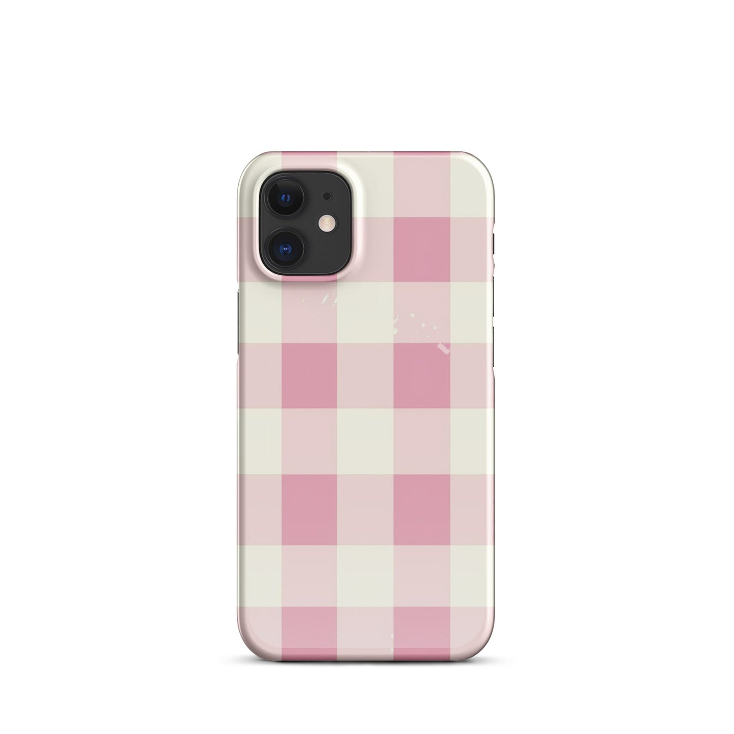 Pink Check Phone case for iPhone